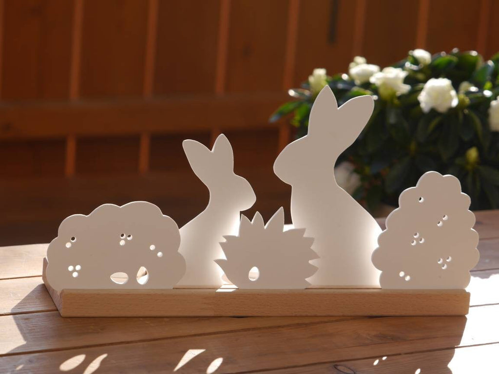 Einzelteile zur Lichtleiste Ostergeflüster