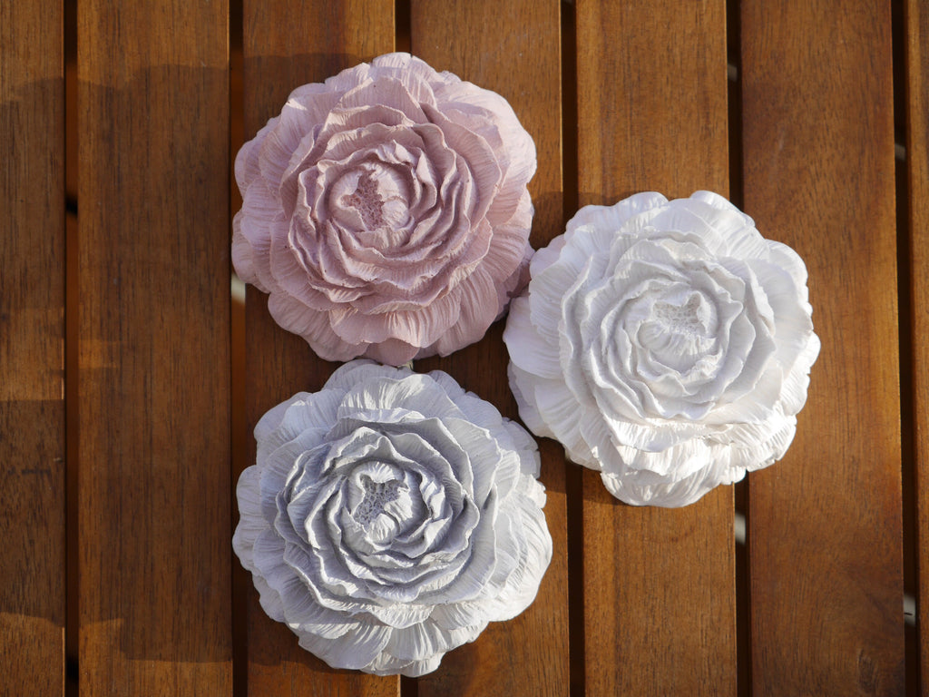 Deko Rose, Pfingstrose, Rosenset, 100025