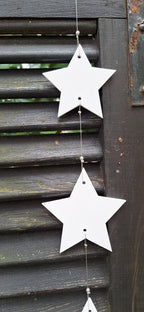 Sternanhänger, Sterngirlande, Weihnachts Deko, Fensterdeko Weihnachten, Raysin Anhänger Stern