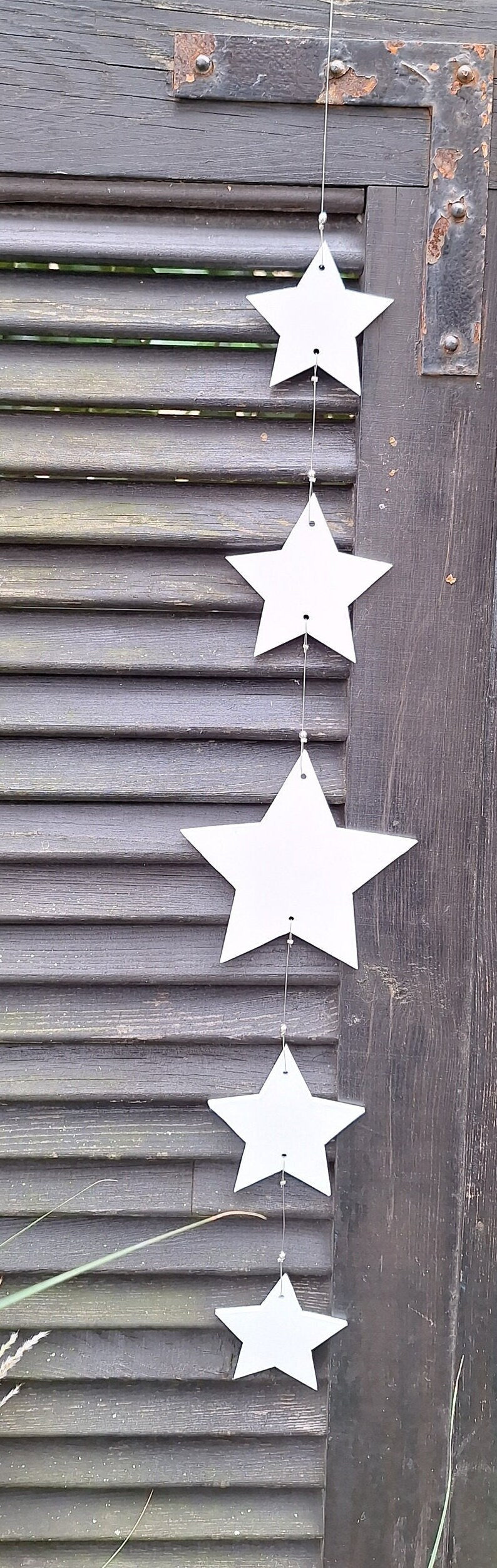 Sternanhänger, Sterngirlande, Weihnachts Deko, Fensterdeko Weihnachten, Raysin Anhänger Stern