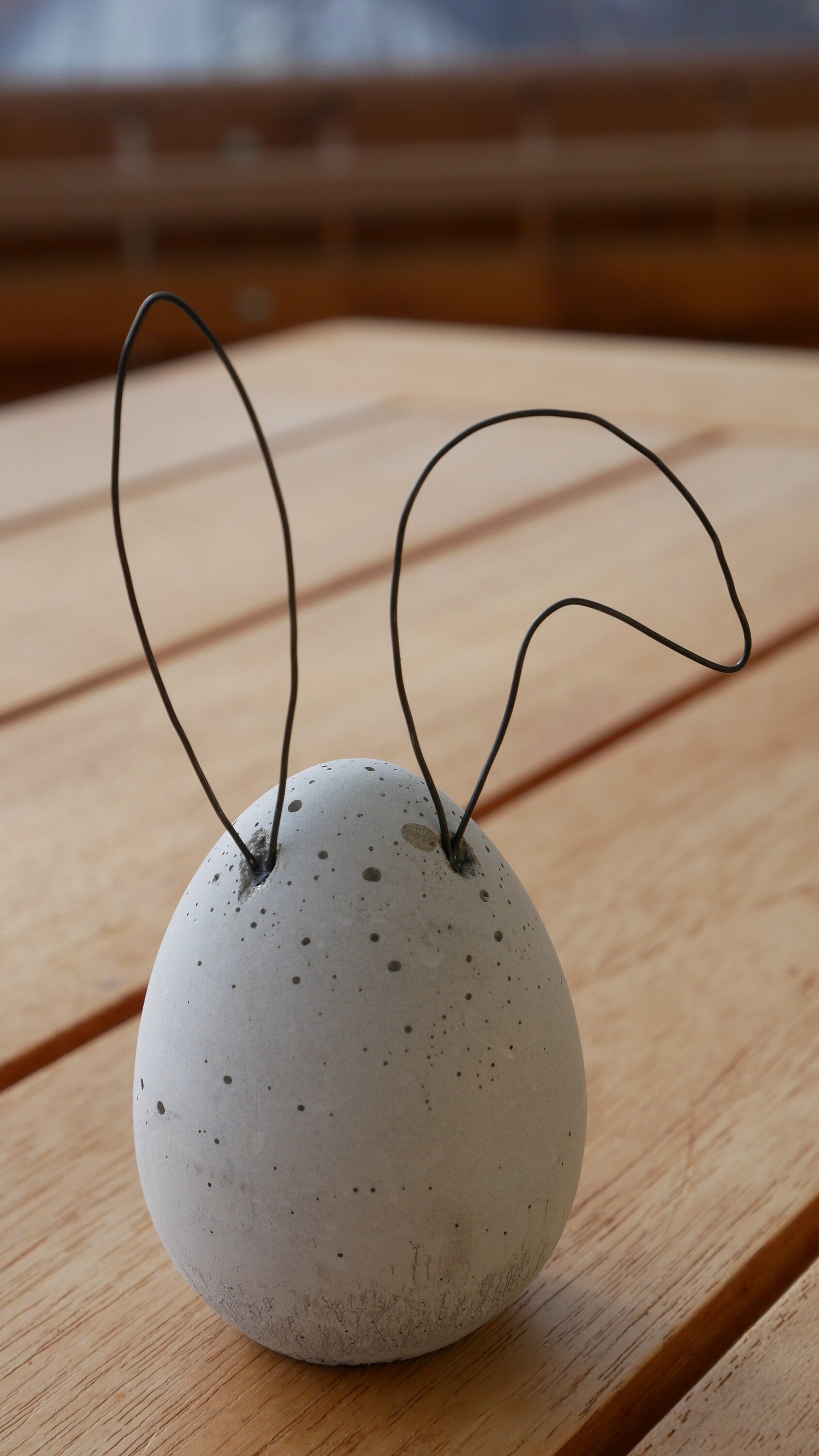 Ostereier, Betoneier, Ostern, Osterdeko