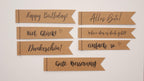 weißer Raysin Blumenstecker, kleines Geschenk, nette Botschaft, Mitbringsel