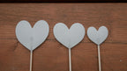 Blumenstecker, kleines Geschenk, nette Botschaft, Mitbringsel, Herzstecker, Herz