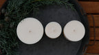 Betonkerze Gold, Weihnachtskerze, Betonlicht, Kerze, Tischdeko, Stumpenkerze, Blockkerze, goldene Kerze, 100032