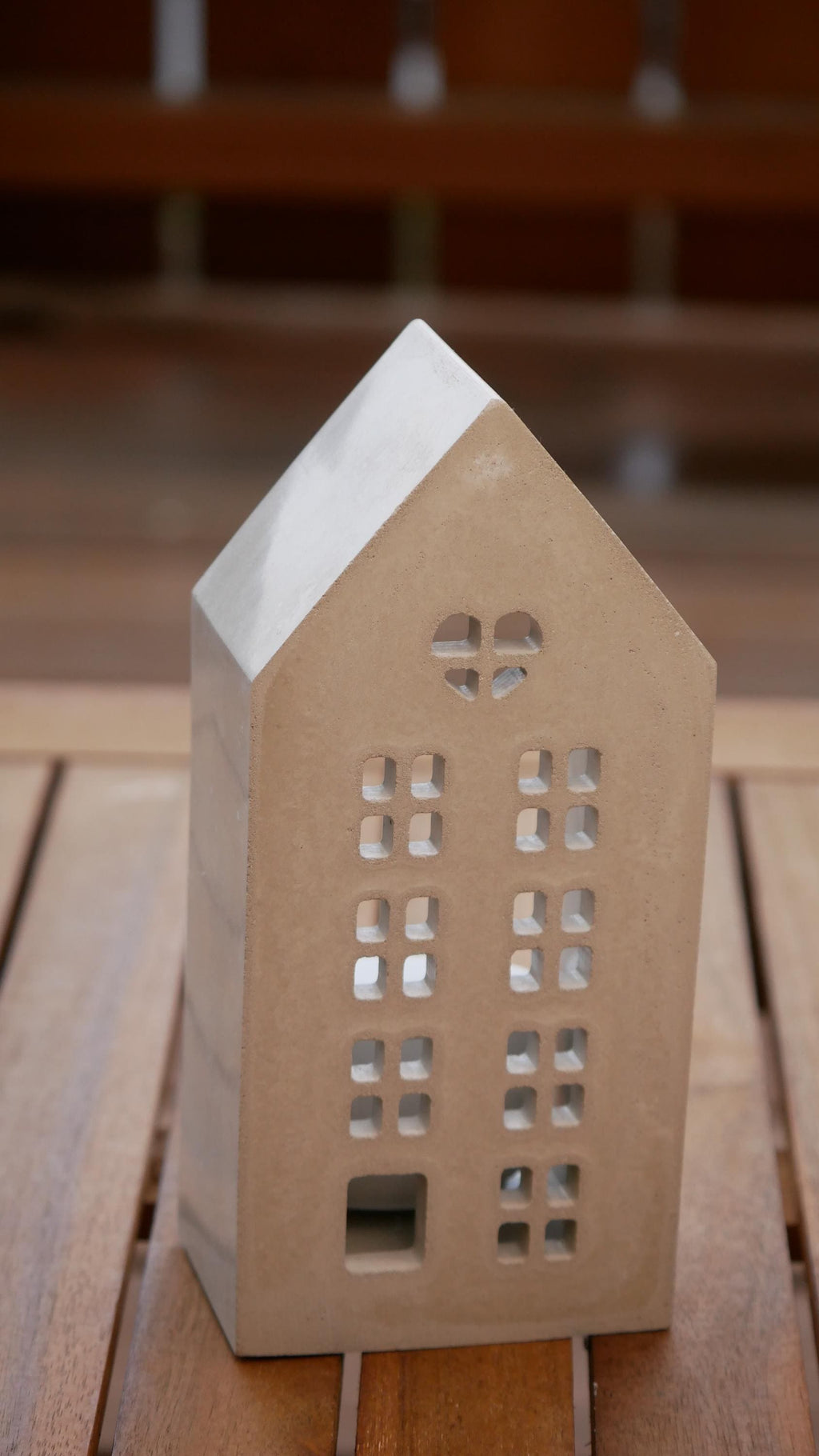 Lichthäuser, Beton, Betondeko, Betonhäuser, Geschenk, Kerzenhalter, Outdoor Deko, handgemacht, Teelichthalter, gemütlich, Haus, Lichthaus