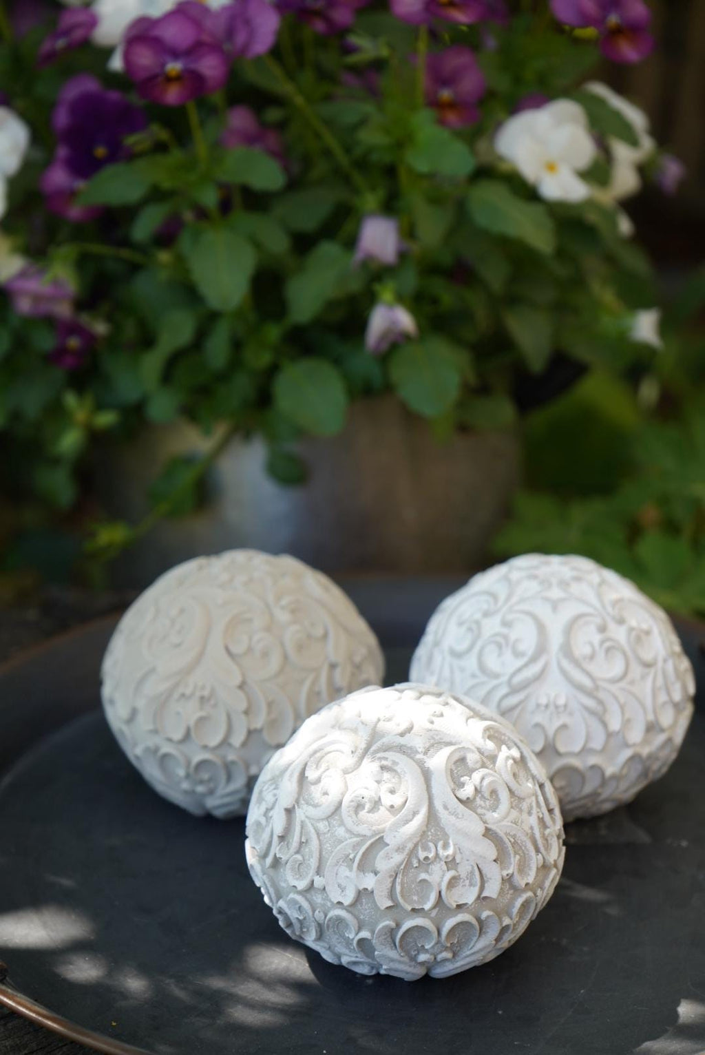 Deko Kugel, Beton Kugel, Gartendeko, Kugel für den Garten, Dekoration, Geschenk, 100013