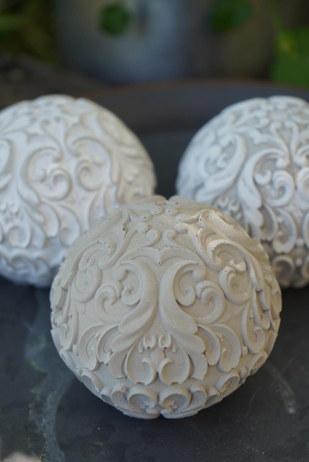 Deko Kugel, Beton Kugel, Gartendeko, Kugel für den Garten, Dekoration, Geschenk, 100013