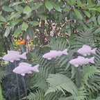 Deko Fisch, Beton Fisch, Gartendeko, Deko für den Garten, Dekoration, Fischschwarm, 100019
